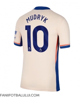 Chelsea Mykhailo Mudryk #10 Tricou Fotbal Replică 2024-25 Barbati Deplasare